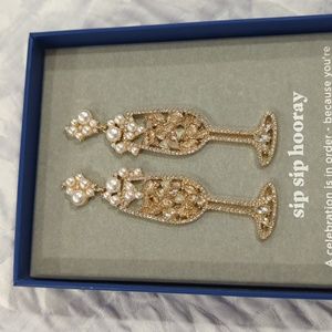 BaubleBag Champagne Flute Earrings